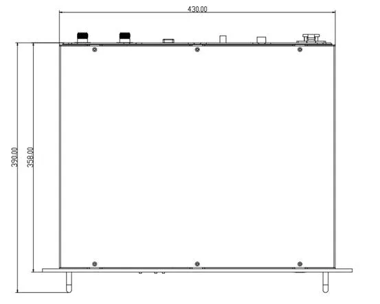 Cofdm Wireless Video Transmitter 10-40km 43dBm Broadcast Adjustable Bandwidth 0