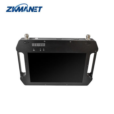 1W Portable Handheld COFDM Video Receiver with 300MHz~2.7GHz Frequency Customizable AES Encryption and HD Screen