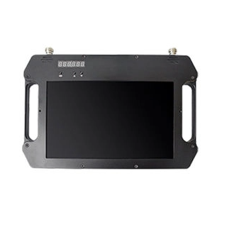 Rugged Portable Handheld COFDM Video Receiver with Battery & LCD Display Dual Antenna and AES256 Encryption